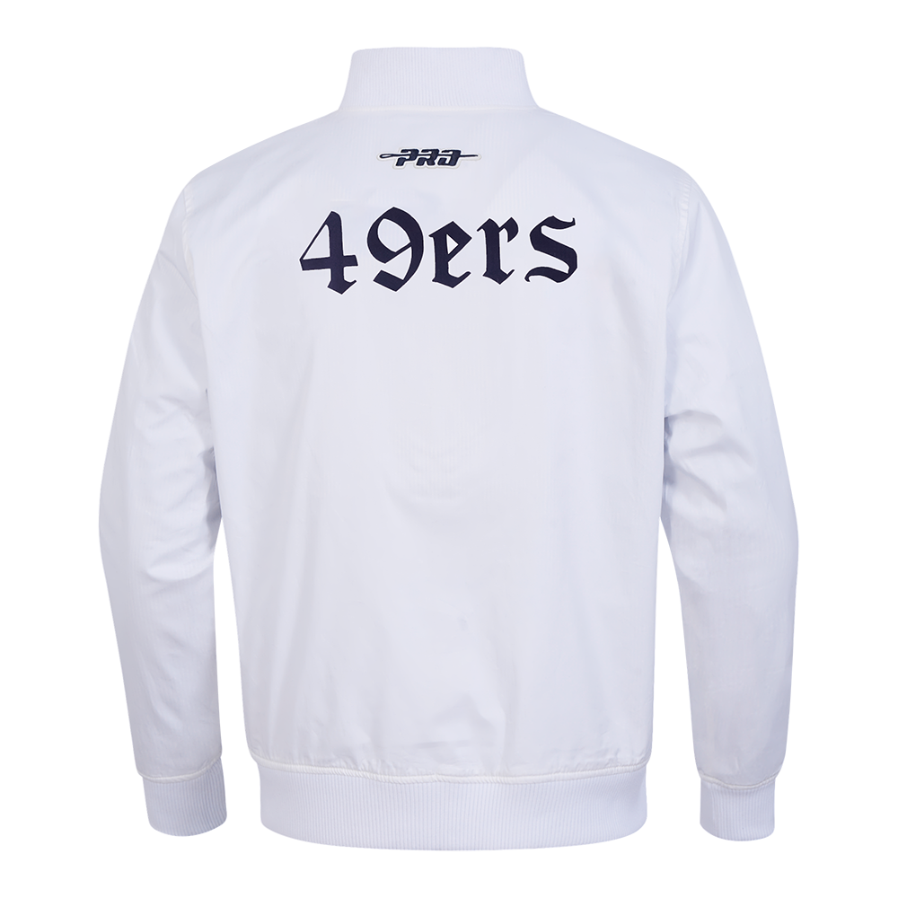 NFL SAN FRANCISCO 49ERS COUNTRY CLUB MEN'S SEERSUCKER JACKET (SEERSUCKER BLUE)