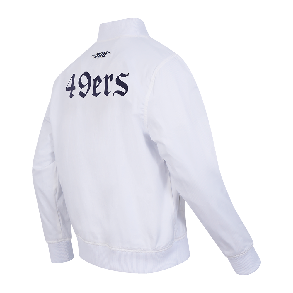 NFL SAN FRANCISCO 49ERS COUNTRY CLUB MEN'S SEERSUCKER JACKET (SEERSUCKER BLUE)