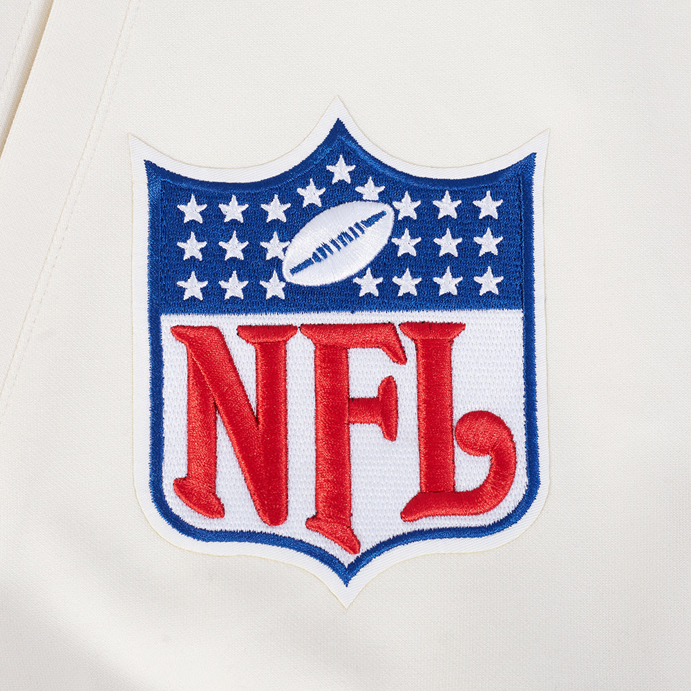 NFL SAN FRANCISCO 49ERS BLOUSON RÉTRO PRO GAME DAY (COQUILLE D'ŒUF/TAUPE/COQUILLE D'ŒUF)