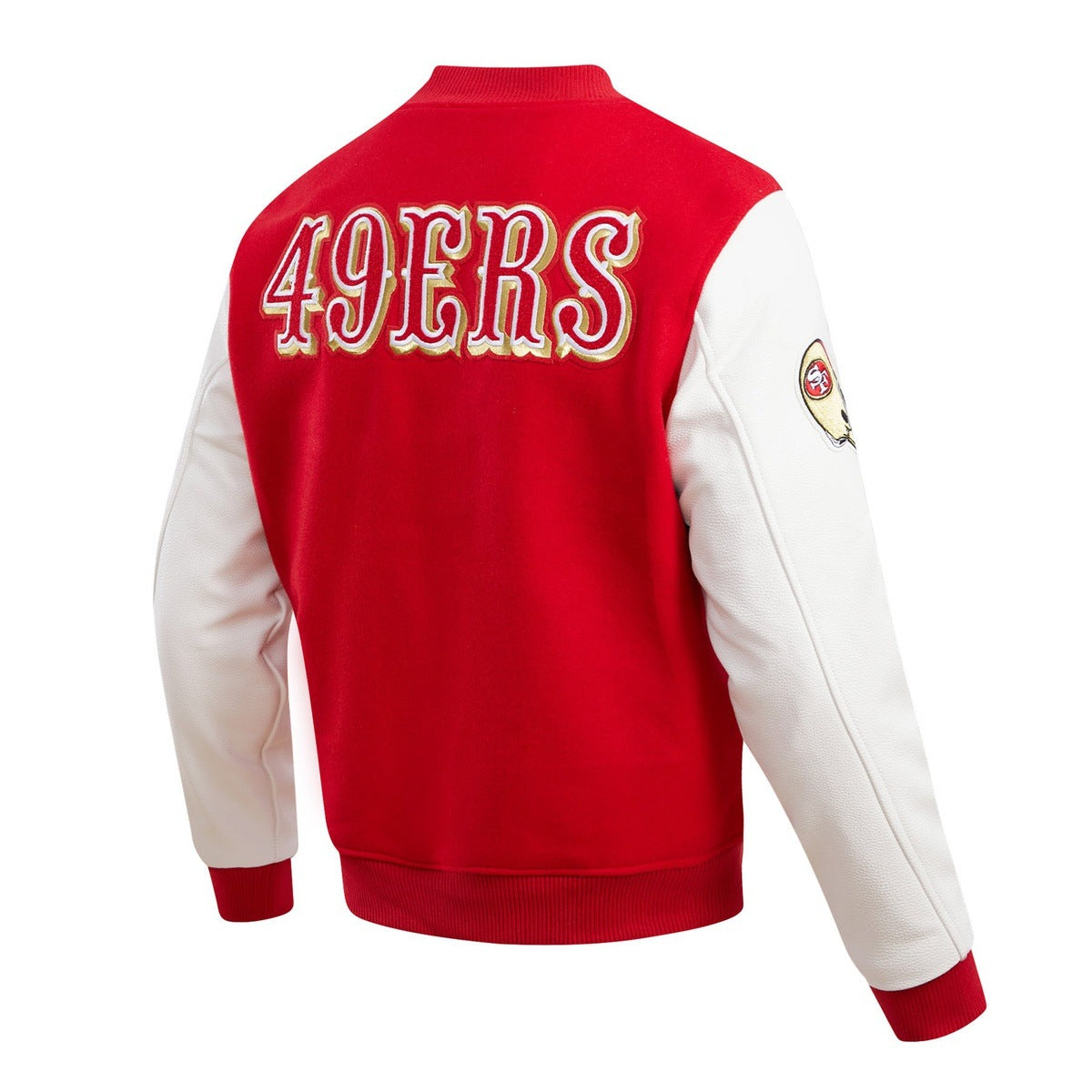 NFL SAN FRANCISCO 49ERS CLASSIC WOOL MEN'S VARSITY JACKET (RED / WHITE)