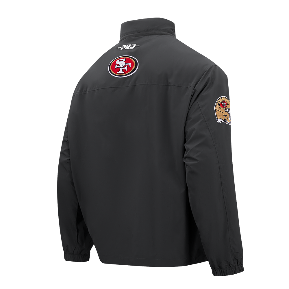 NFL SAN FRANCISCO 49ERS MEN'S JACKET (BLACK)