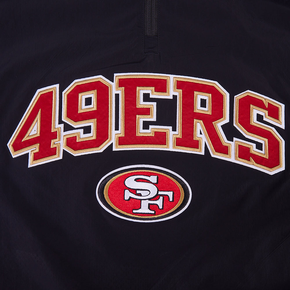 NFL SAN FRANCISCO 49ERS MEN'S JACKET (BLACK)