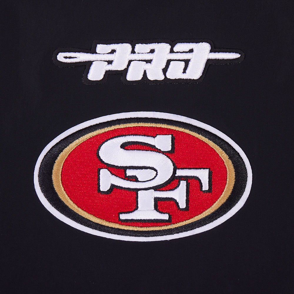 NFL SAN FRANCISCO 49ERS MEN'S JACKET (BLACK)