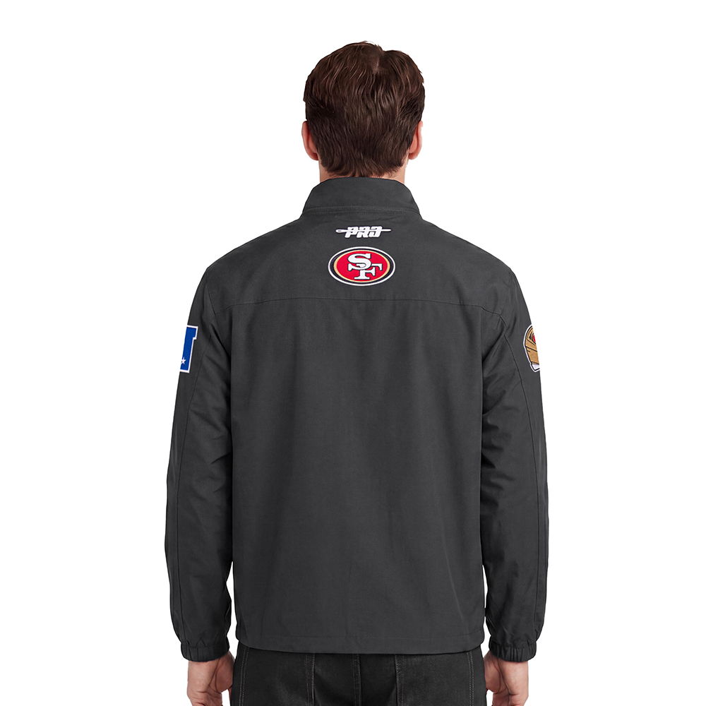 NFL SAN FRANCISCO 49ERS MEN'S JACKET (BLACK)