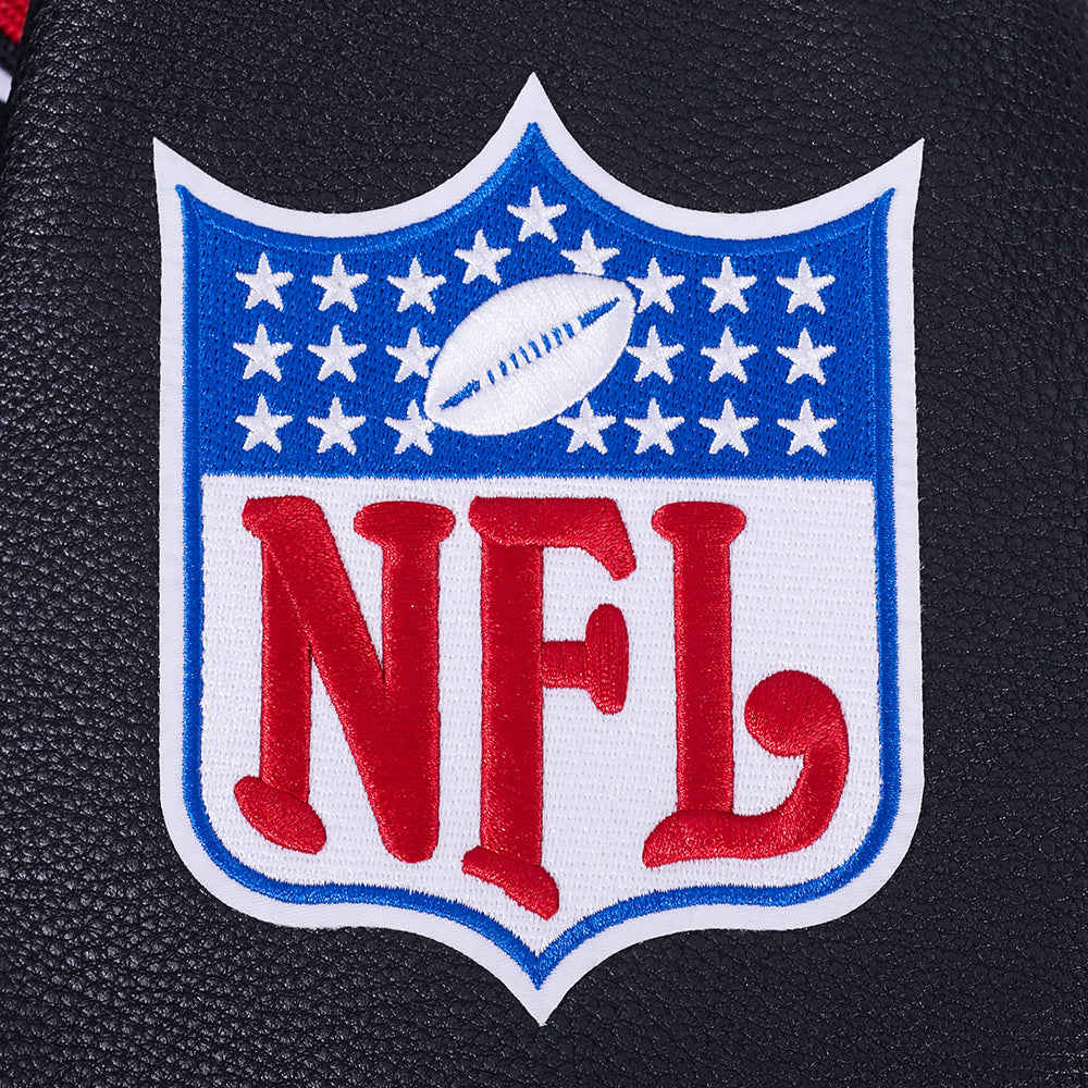 NFL SAN FRANCISCO 49ERS ON TOP MEN'S COAT (BLACK/RED/BLACK)