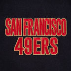 NFL SAN FRANCISCO 49ERS ON TOP MEN'S COAT (BLACK/RED/BLACK)