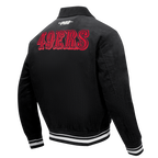 NFL SAN FRANCISCO 49ERS CLASSIC CORDUROY MANTEAU POUR HOMME (NOIR)