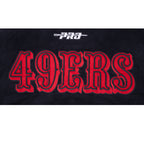 NFL SAN FRANCISCO 49ERS CLASSIC CORDUROY MANTEAU POUR HOMME (NOIR)