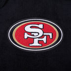 NFL SAN FRANCISCO 49ERS CLASSIC CORDUROY MANTEAU POUR HOMME (NOIR)