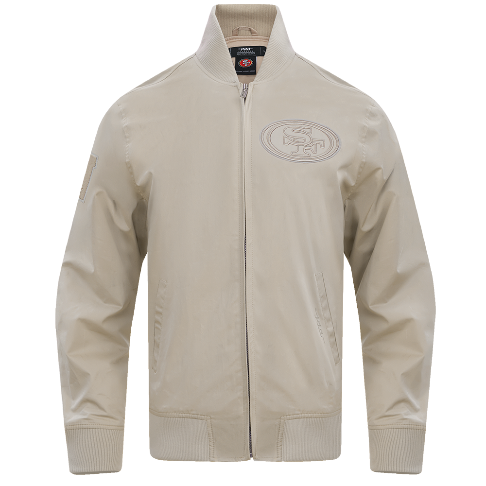 NFL SAN FRANCISCO 49ERS NEUTRAL BLOUSON EN SERGÉ POUR HOMME (TAUPE)