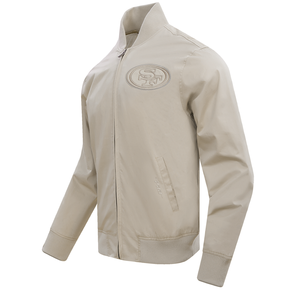 NFL SAN FRANCISCO 49ERS NEUTRAL BLOUSON EN SERGÉ POUR HOMME (TAUPE)