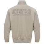NFL SAN FRANCISCO 49ERS NEUTRAL BLOUSON EN SERGÉ POUR HOMME (TAUPE)