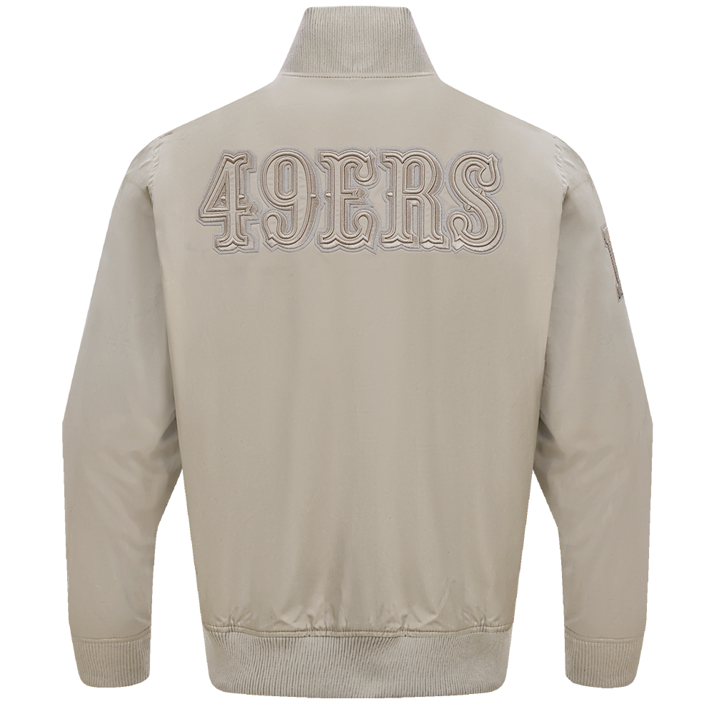 NFL SAN FRANCISCO 49ERS NEUTRAL BLOUSON EN SERGÉ POUR HOMME (TAUPE)