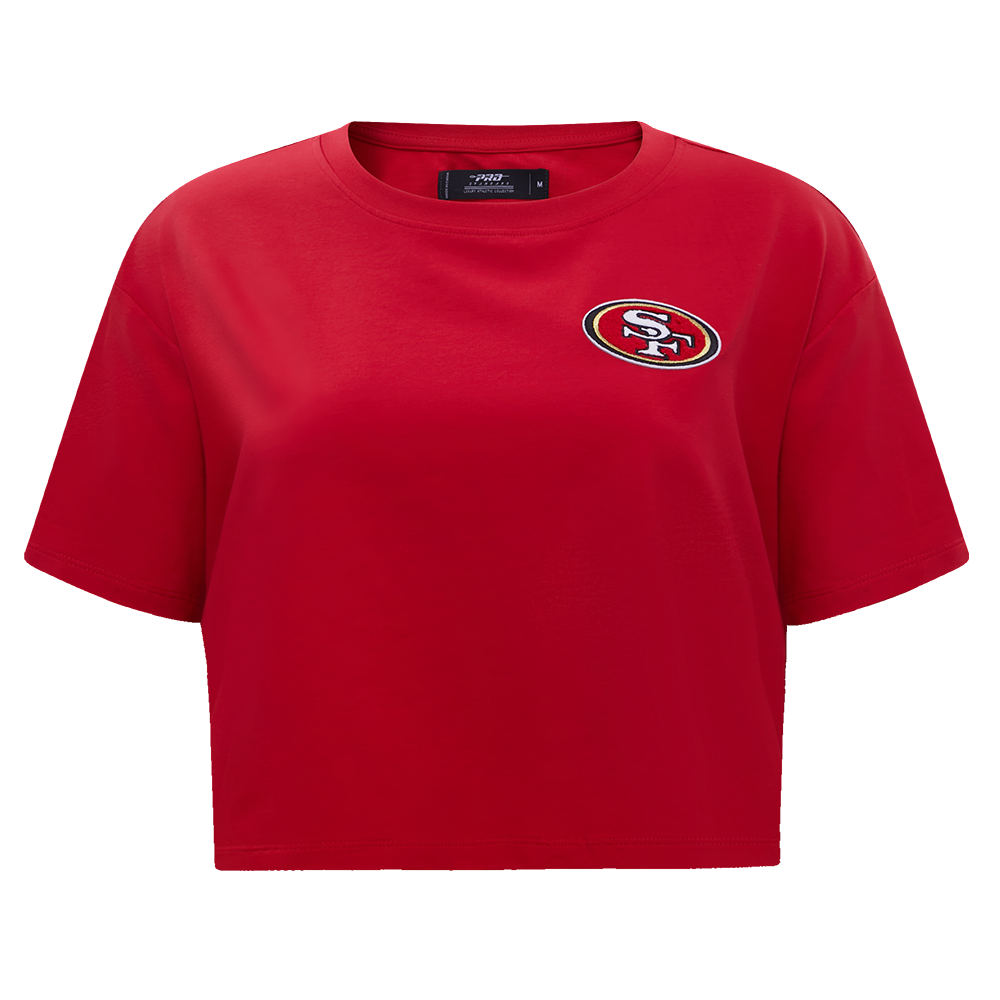 NFL SAN FRANCISCO 49ERS CLASSIC SINGLE JERSEY BOXY TEE (RED)