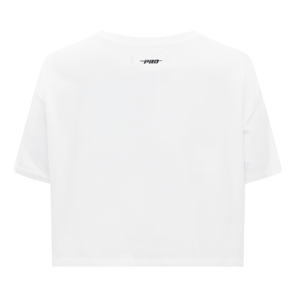 NFL SAN FRANCISCO 49ERS COUNTRY CLUB WOMEN'S MIDRIFF TEE (WHITE)