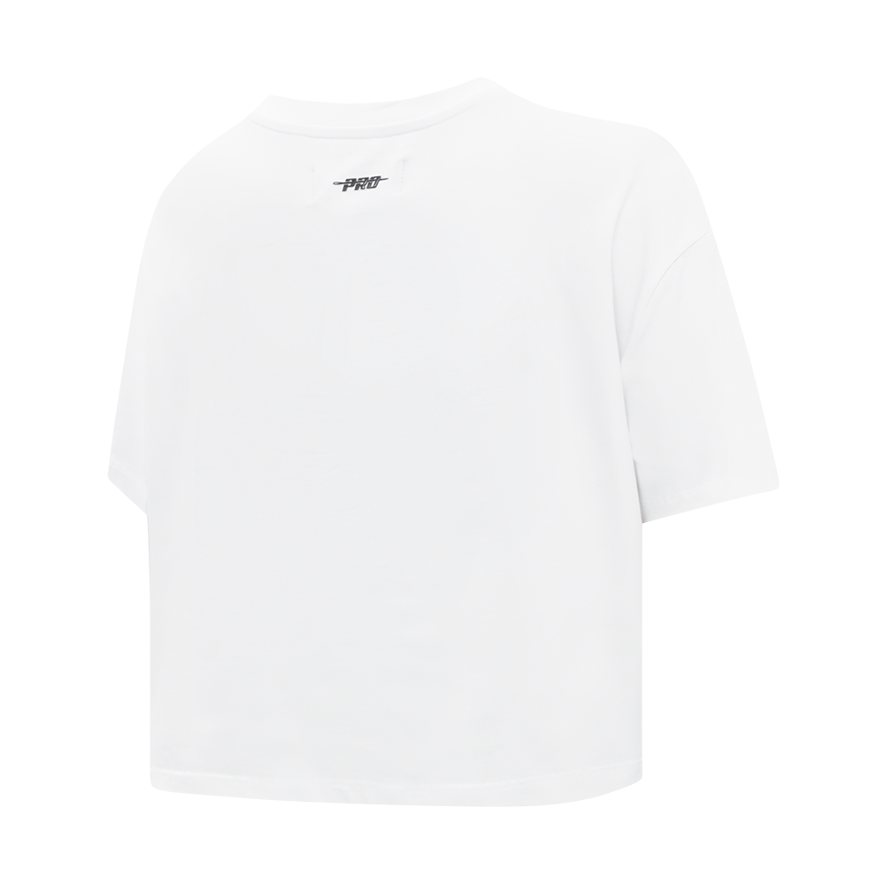 NFL SAN FRANCISCO 49ERS COUNTRY CLUB WOMEN'S MIDRIFF TEE (WHITE)