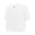 NFL SAN FRANCISCO 49ERS COUNTRY CLUB WOMEN'S MIDRIFF TEE (WHITE)