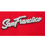 NFL SAN FRANCISCO 49ERS SHEER INFLUENCE CAMISOLE DOS NAGEUR À COUPE DÉCONTRACTÉE POUR FEMME (ROUGE)