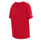 NFL SAN FRANCISCO 49ERS SHEER INFLUENCE WOMEN'S BOYFRIEND TEE (RED)