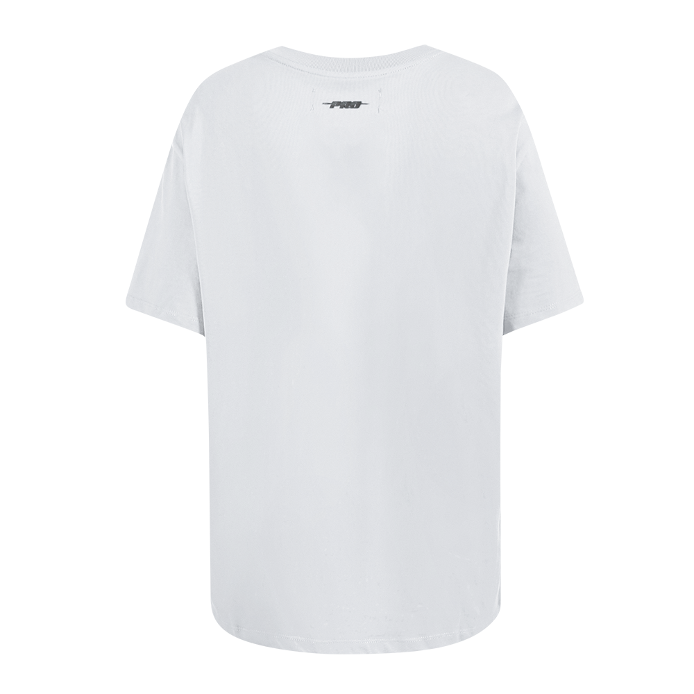 NFL SAN FRANCISCO 49ERS SHEER INFLUENCE T-SHIRT DE COUPE BOYFRIEND POUR FEMME (BLANC)