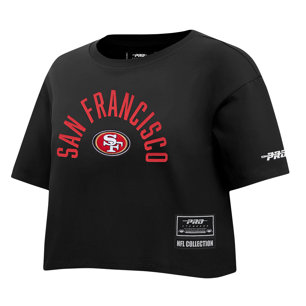 NFL SAN FRANCISCO 49ERS PLAYBACK WOMEN'S SHIRT (BLACK)
