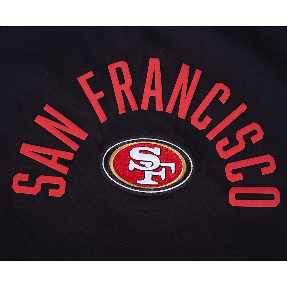 NFL SAN FRANCISCO 49ERS PLAYBACK WOMEN'S SHIRT (BLACK)