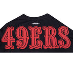 NFL SAN FRANCISCO 49ERS PLAYBACK WOMEN'S SHIRT (BLACK)