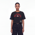 NFL SAN FRANCISCO 49ERS PLAYBACK WOMEN'S SHIRT (BLACK)