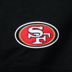 NFL SAN FRANCISCO 49ERS CHRISTIAN MCCAFFREY #23 CLASSIC PNN CHANDAIL À COL ROND EN MOLLETON POUR FEMME (NOIR)