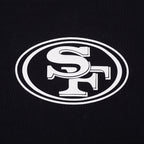 NFL SAN FRANCISCO 49ERS CHANDAIL OUATÉ À COL ROND POUR FEMME (NOIR)