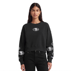 NFL SAN FRANCISCO 49ERS CHANDAIL OUATÉ À COL ROND POUR FEMME (NOIR)