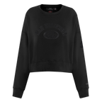 NFL SAN FRANCISCO 49ERS TRIPLE BLACK CHANDAIL À COL ROND EN MOLLETON POUR FEMME (TRIPLE NOIR)