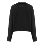 NFL SAN FRANCISCO 49ERS TRIPLE BLACK CHANDAIL À COL ROND EN MOLLETON POUR FEMME (TRIPLE NOIR)