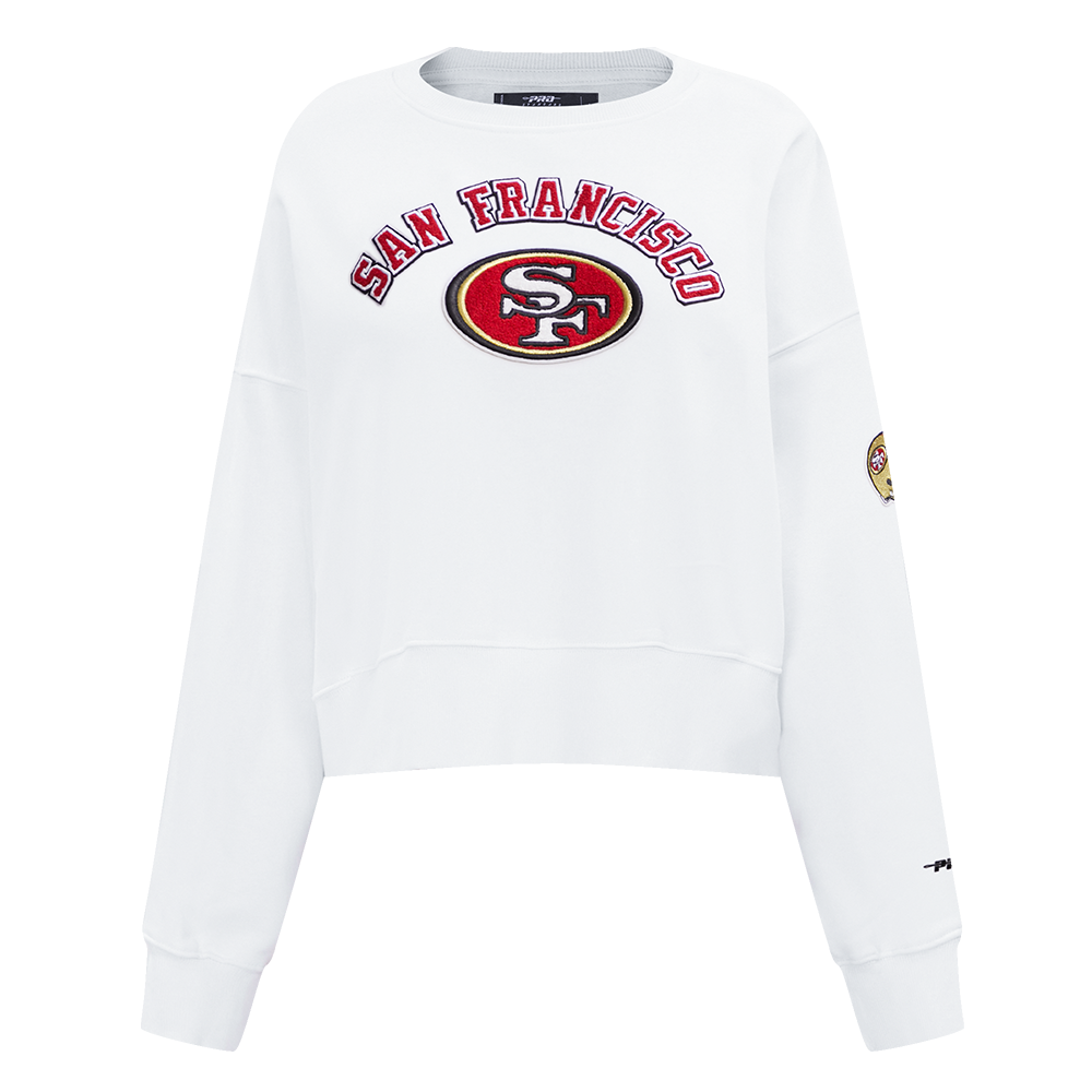 NFL SAN FRANCISCO 49ERS CLASSIC CHANDAIL À COL ROND POUR FEMME (BLANC)