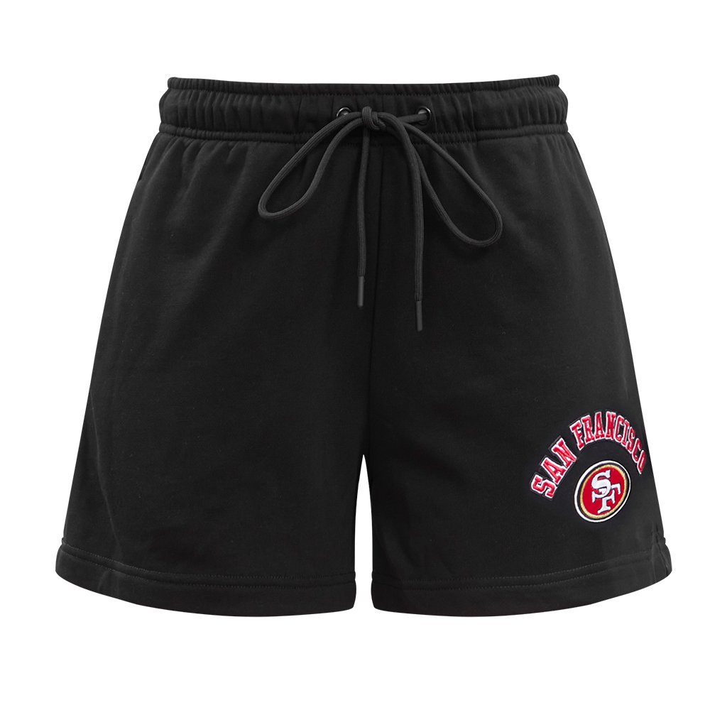 NFL SAN FRANCISCO 49ERS CLASSIC WOMEN'S SHORT (BLACK)