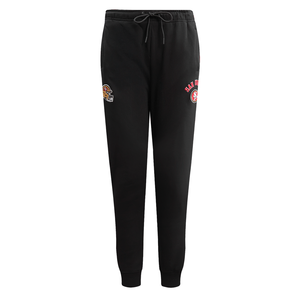 NFL SAN FRANCISCO 49ERS CLASSIC FLEECE SWEATPANT (BLACK)