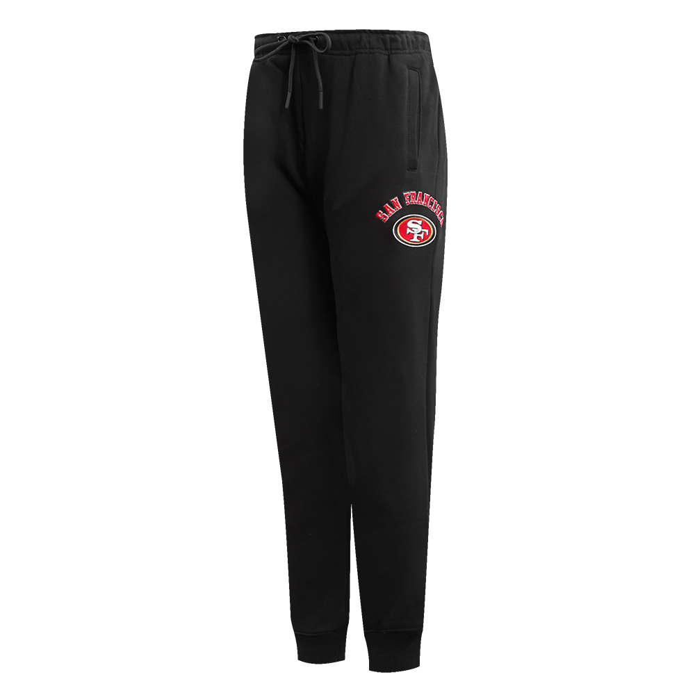 NFL SAN FRANCISCO 49ERS CLASSIC PANTALON OUATÉ EN MOLLETON (NOIR)