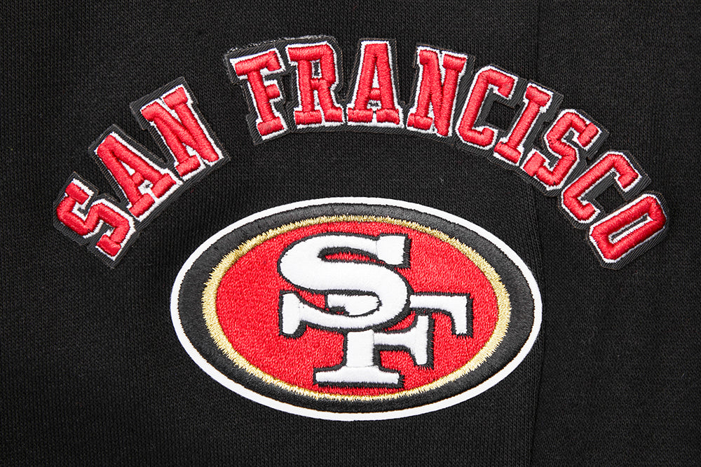 NFL SAN FRANCISCO 49ERS CLASSIC PANTALON OUATÉ EN MOLLETON (NOIR)
