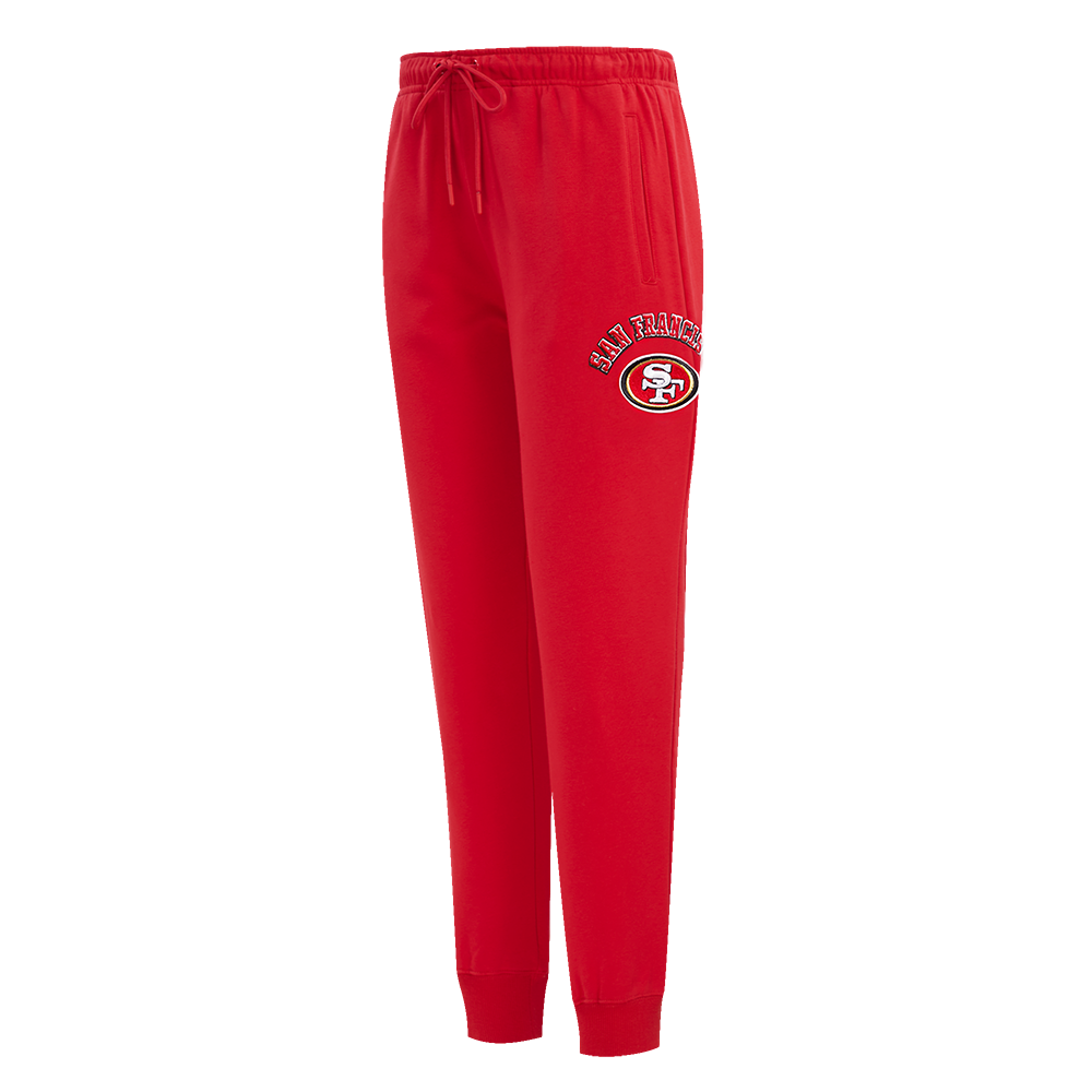 NFL SAN FRANCISCO 49ERS CLASSIC FLEECE SWEATPANT (RED/WHITE)