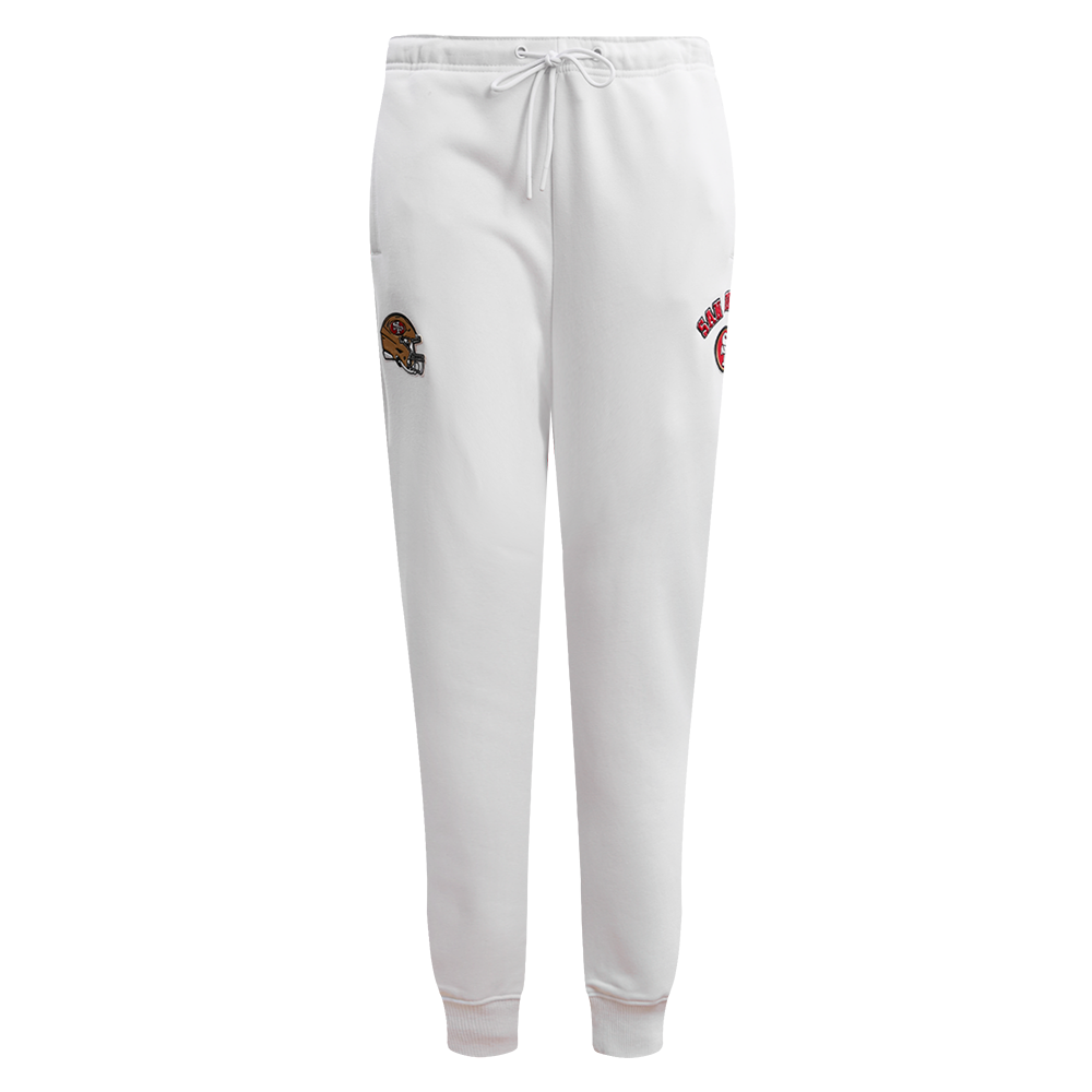 NFL SAN FRANCISCO 49ERS CLASSIC FLEECE SWEATPANT (WHITE)