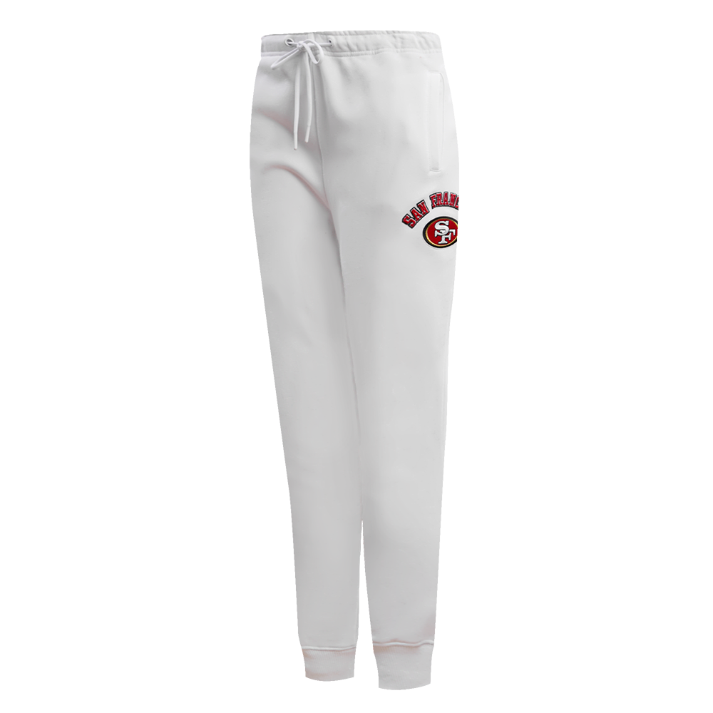 NFL SAN FRANCISCO 49ERS CLASSIC PANTALON OUATÉ EN MOLLETON (BLANC)