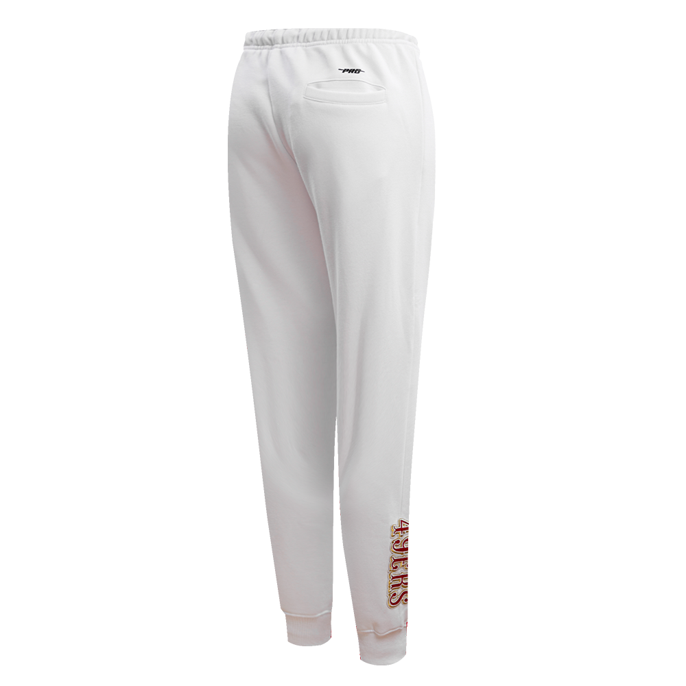 NFL SAN FRANCISCO 49ERS CLASSIC PANTALON OUATÉ EN MOLLETON (BLANC)
