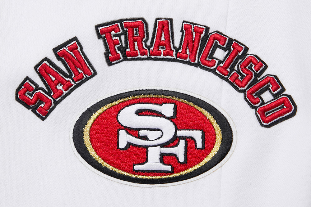 NFL SAN FRANCISCO 49ERS CLASSIC PANTALON OUATÉ EN MOLLETON (BLANC)