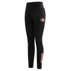 NFL SAN FRANCISCO 49ERS CLASSIC LEGGING EN JERSEY (NOIR)
