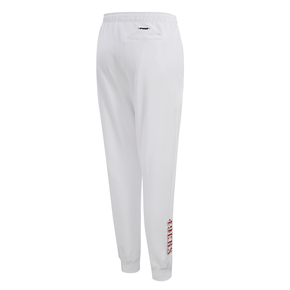 NFL SAN FRANCISCO 49ERS CLASSIC WOMEN'S SWEATPANT (WHITE)
