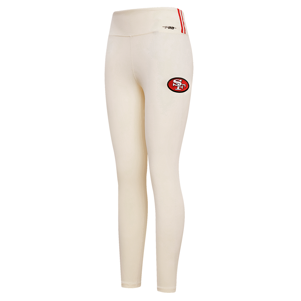 NFL SAN FRANCISCO 49ERS RETRO CLASSIC WOMEN'S JERSEY LEGGING (EGGSHELL)