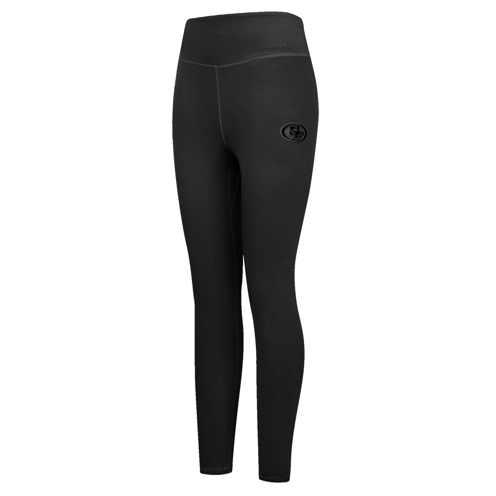 NFL SAN FRANCISCO 49ERS NEUTRAL WOMEN'S JERSEY LEGGING (BLACK)