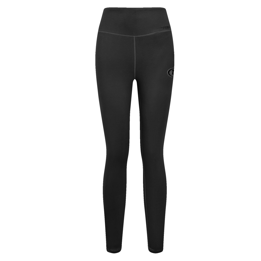 NFL SAN FRANCISCO 49ERS NEUTRAL WOMEN'S JERSEY LEGGING (BLACK)