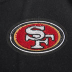 NFL SAN FRANCISCO 49ERS GAME DAY CLASSICS BLOUSON COLLÉGIAL EN LAINE POUR FEMME (NOIR/BLANC)