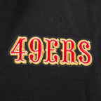 NFL SAN FRANCISCO 49ERS GAME DAY CLASSICS BLOUSON COLLÉGIAL EN LAINE POUR FEMME (NOIR/BLANC)